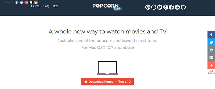 install popcorn time mac