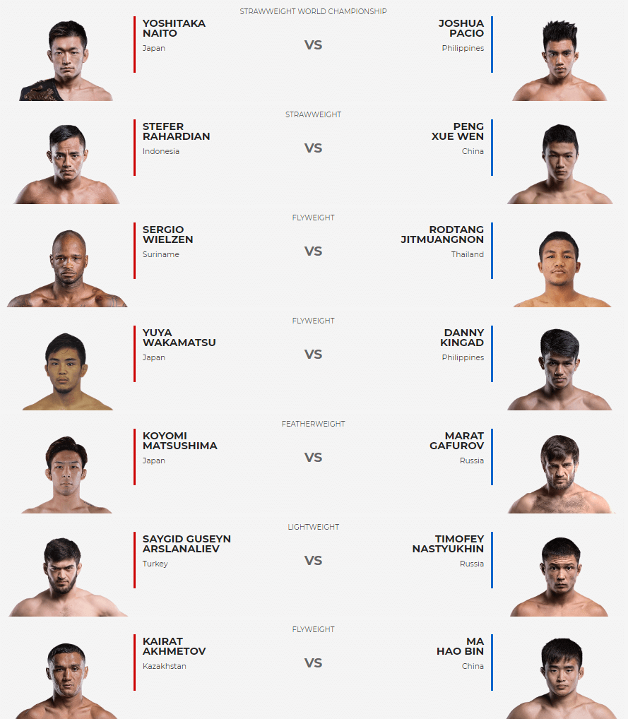 How To Watch One Championship Live Stream CONQUEST OF HEROES