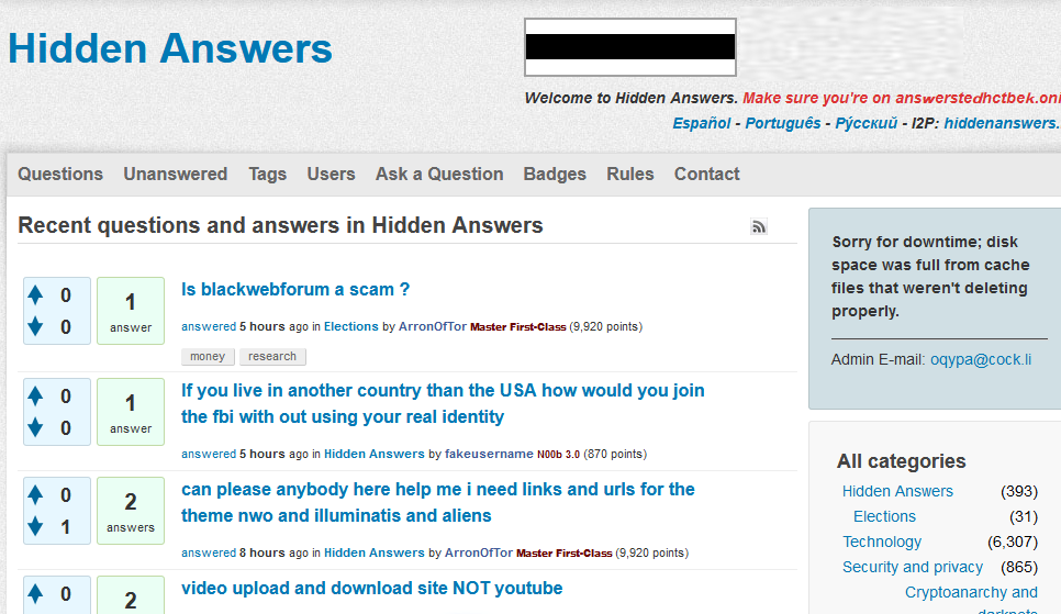 Hidden Answers