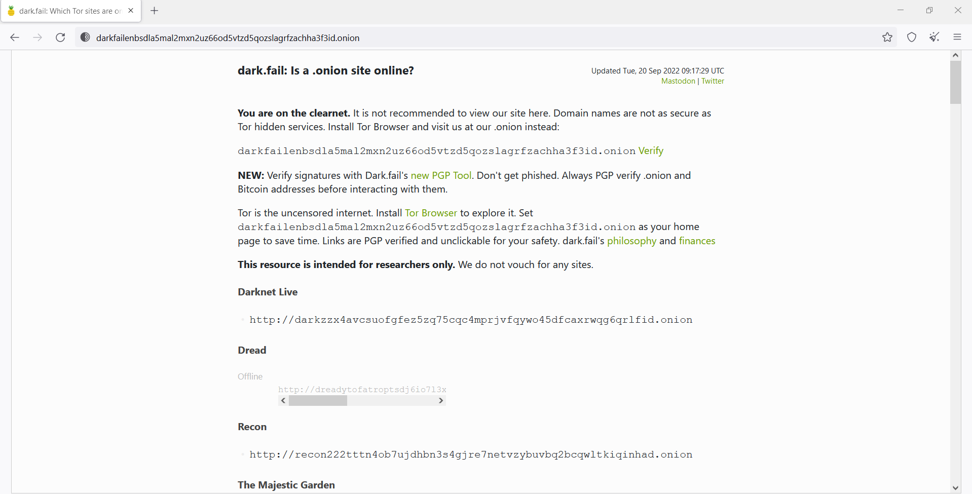 26 Top Onion Sites From Dark  [Updated August 2023]