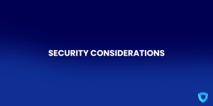 Security Considerations